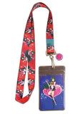 Sailor Moon Sailor Pluto Lanyard With Metal Charm