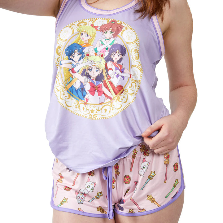 Sailor Moon Tank Top & Shorts Sleepwear Set