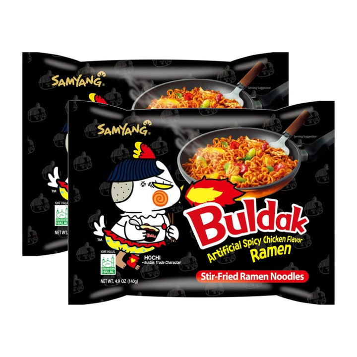 Samyang Stir Fried Flavor Spicy Hot Ramen Noodles 2 Pack