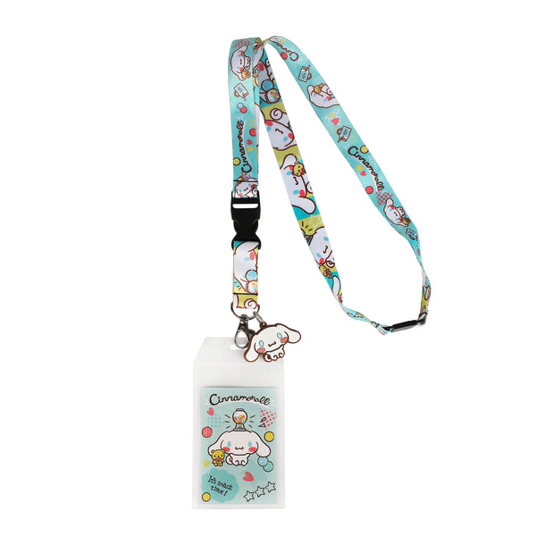 Sanrio Cinnamaroll Snack Time Lanyard With Charm