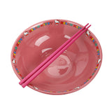 Sanrio Hello Kitty All Over Large Ramen Bowl With Chopsticks