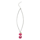 Sanrio Hello Kitty Apple Necklace With Character Charm Open