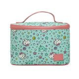 Cosmetics bag with Hello Kitty design on a white background
