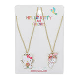 Sanrio Hello Kitty & My Melody Bestie Charm Necklaces
