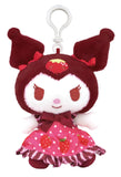Sanrio Kuromi Chocolate Strawberry 6" Plush Doll With Clip