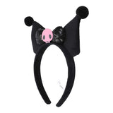 Sanrio Kuromi Cosplay Headband With Sequence Bow Left Side