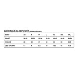 Sanrio Kuromi Plush Fleece Sleep Pants Size Chart