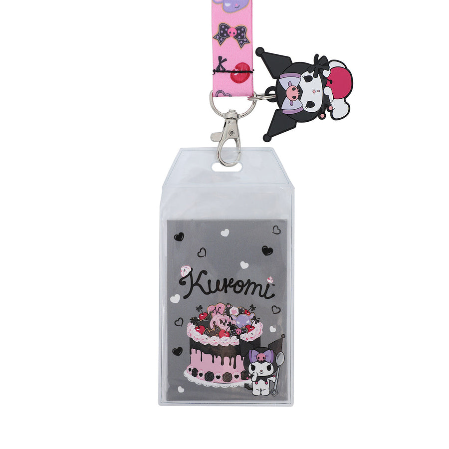 Sanrio Kuromi Sweet Treats Lanyard with Cherry Charm