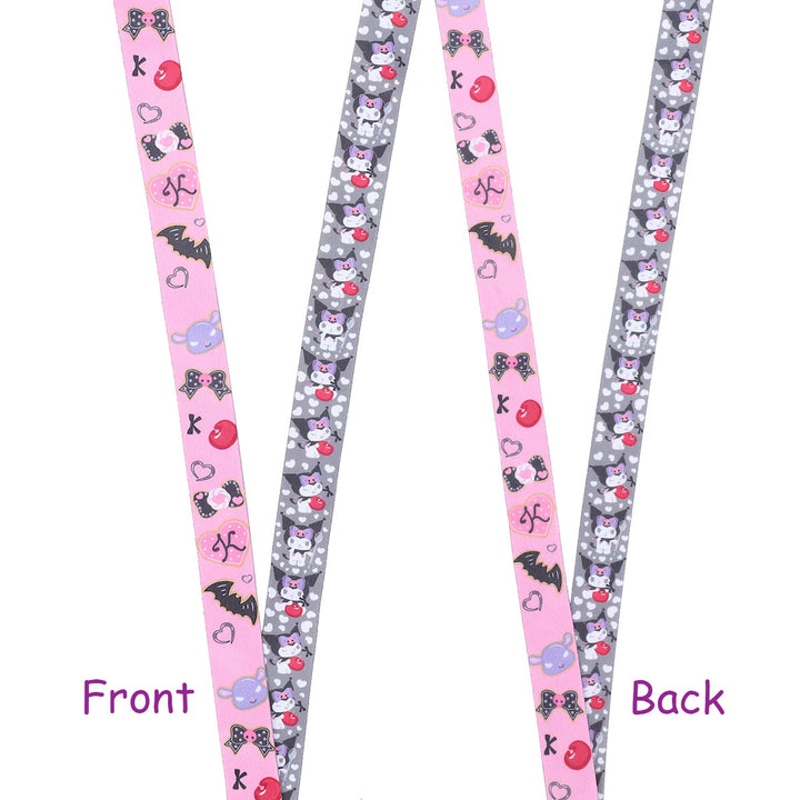 Sanrio Kuromi Sweet Treats Lanyard with Cherry Charm