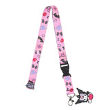 Sanrio Kuromi Sweet Treats Lanyard with Cherry Charm