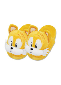 Sonic The Hedgehog Tails Plush Slippers - Miles Prower Cozy Indoor Footwear