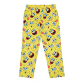 Spongebob Squarepants Pajama Pants with Drawstring & Pockets Back