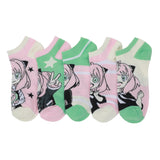 Spy X Family Anya Character Ankle Socks 5 Pair Set