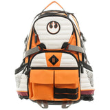 Backpack with a unique design on a white background