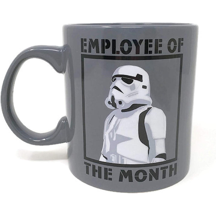 Star Wars Storm Trooper Employee of the Month Ceramic Mug 20 oz Back