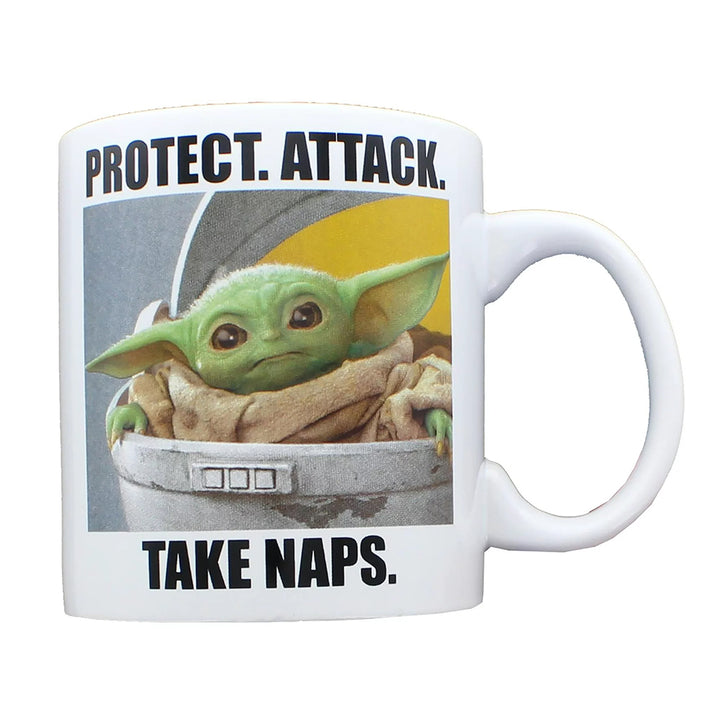 Star Wars The Mandalorian Grogu Meme Ceramic Mug 20 oz
