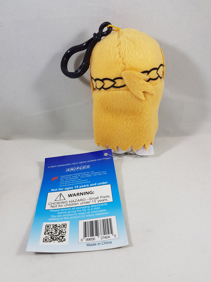 Sword Art Online Asuna 5" Plush Doll W/ Backpack Clip Back
