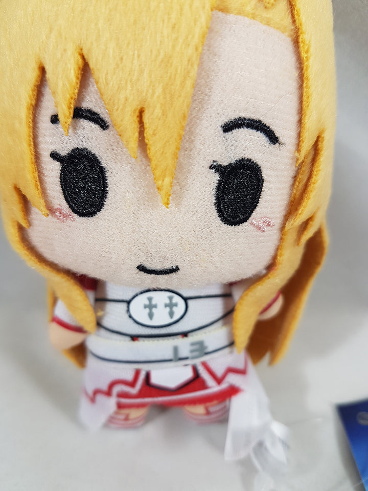 Sword Art Online Asuna 5" Plush Doll W/ Backpack Clip Close Up