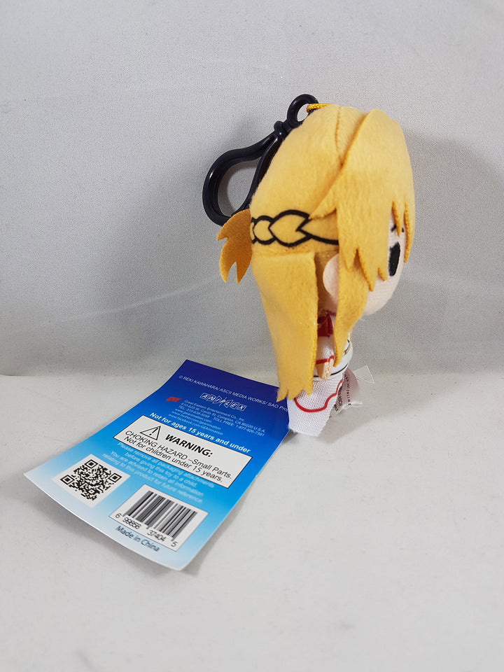 Sword Art Online Asuna 5" Plush Doll W/ Backpack Clip Left Side