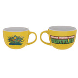 Teenage Mutant Ninja Turtles Cowabunga! Ceramic Mug 24 oz Front and Back