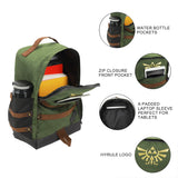 The Legend Of Zelda Hyrule Crest Built Up Backpack Features