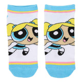 The Powerpuff Girls 5 Pack Ankle Socks Bubbles Blue White