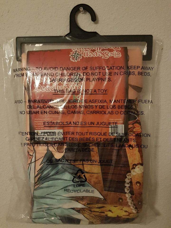 The Seven Deadly Sins Group Throw Blanket Back