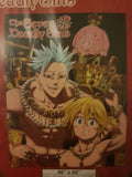 The Seven Deadly Sins Group Throw Blanket Close Up