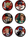 Trigun Main Characters Die-Cut Sticker Set