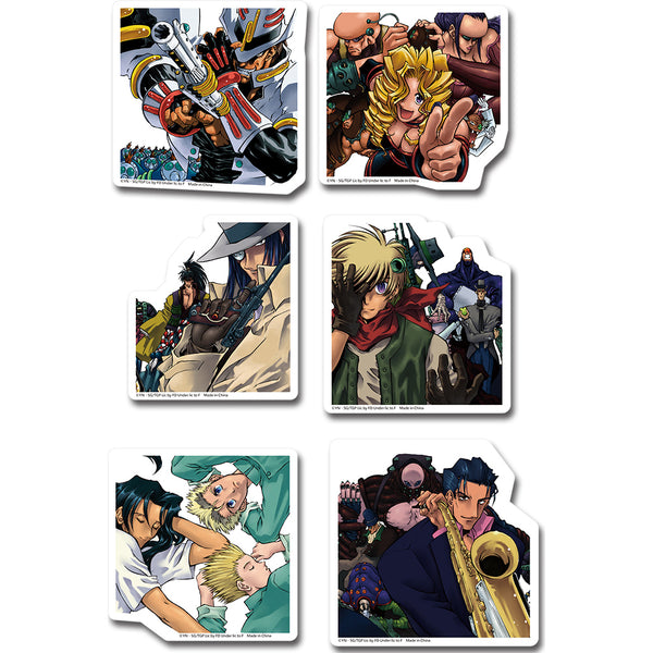 Trigun Supporting Characters Die-Cut Sticker Set