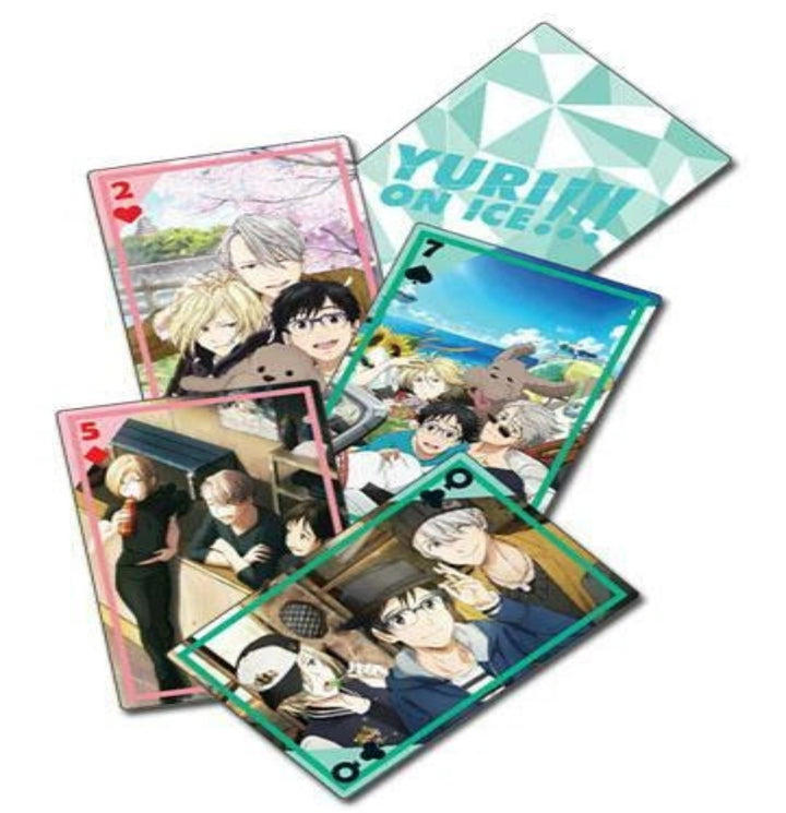 Yuri!!! On Ice Magazine Group Playing Cards