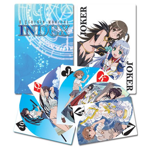 A Certain Magical Index Poker Playing Cards - Shadow Anime