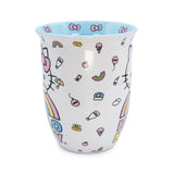 Hello Kitty Pastel Rainbow Ceramic Mug 16 oz