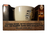 Avatar The Last Airbender Ceramic Ramen Bowl Set With Wooden Chopsticks - Shadow Anime