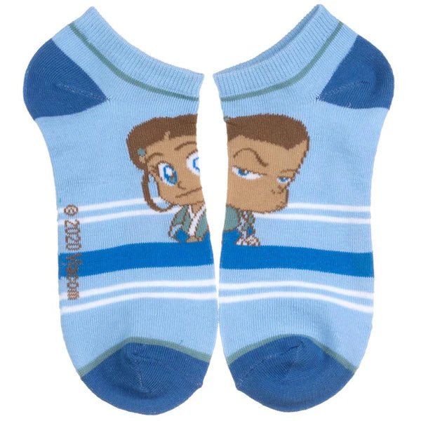 Avatar The Last Airbender Characters 5-Pair Ankle Socks - Shadow Anime