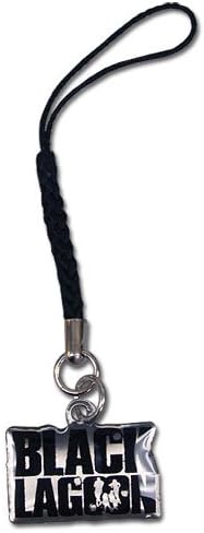 Black Lagoon Logo Cell Phone Charm - Shadow Anime
