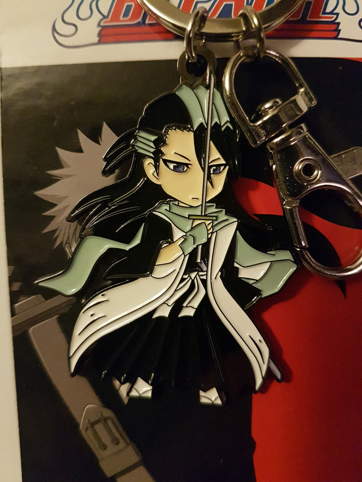 Bleach Byakuya Kuchiki Metal Keychain - Shadow Anime