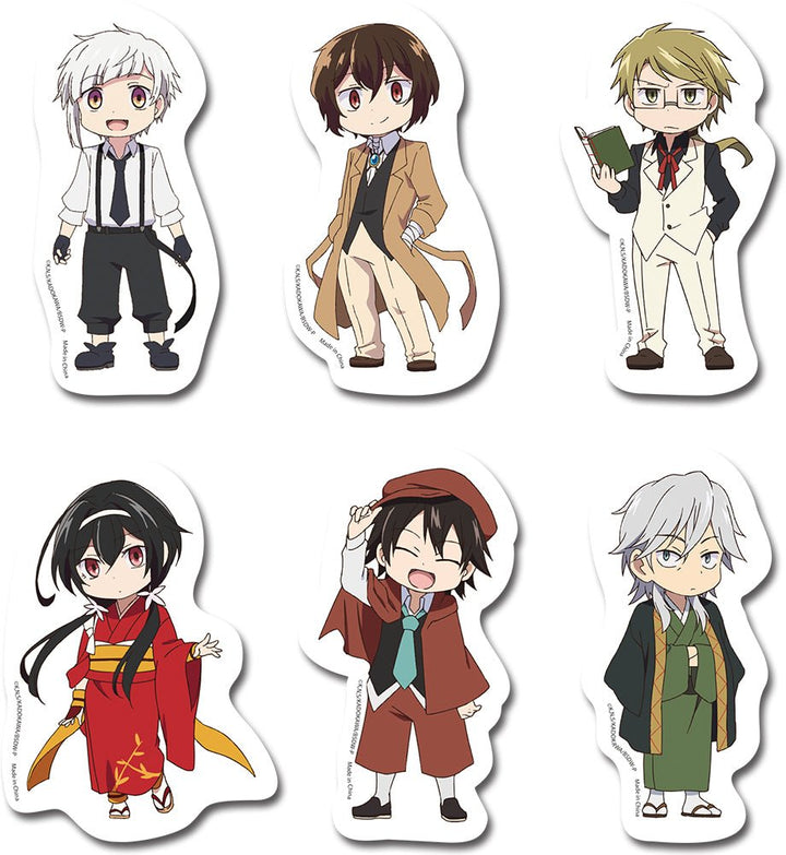 Bungo Stray Dogs Group Die-Cut Sticker Set - Shadow Anime