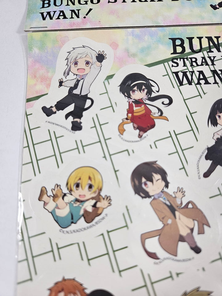 Bungo Stray Dogs Wan Group Sticker Set - Shadow Anime