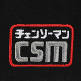 Chainsaw Man Character Logo Adult Black Snapback Hat - Shadow Anime