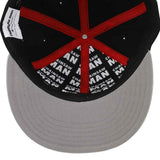 Chainsaw Man Character Logo Adult Black Snapback Hat - Shadow Anime