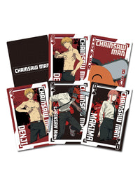Chainsaw Man Characters Playing Cards - Shadow Anime