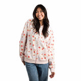 Cinnamoroll Strawberries Zip-up Hoodie Sweater - Shadow Anime