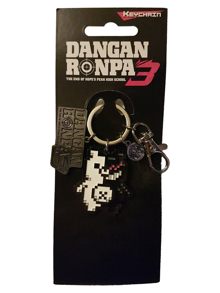 Danganronpa 3 Pixel Monokuma Metal Keychain - Shadow Anime