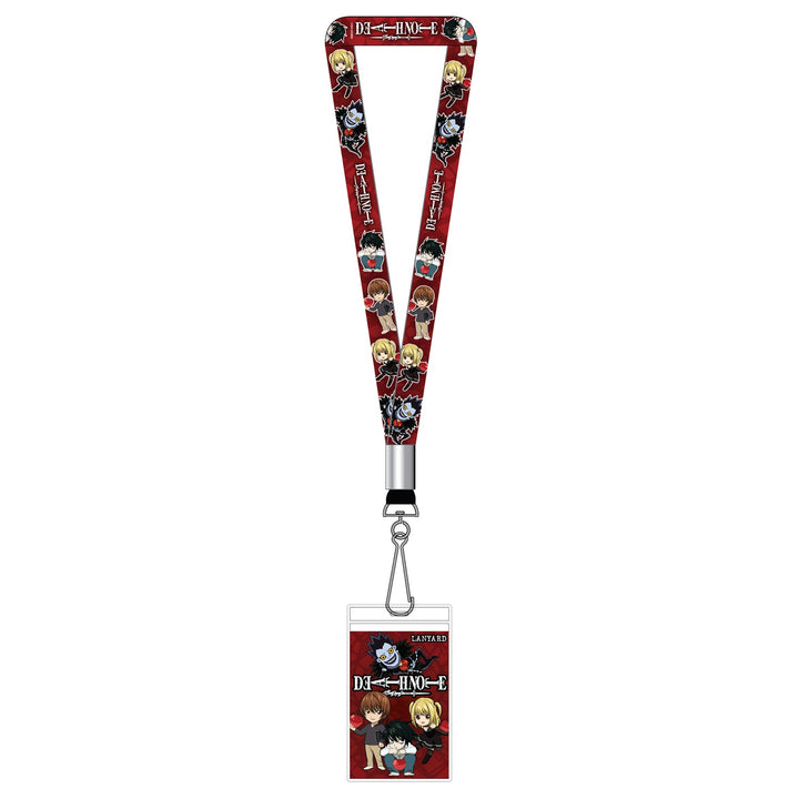 Death Note Group Lanyard With Badge Holder - Shadow Anime