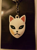 Demon Slayer Sabito Warding Mask Keychain - Shadow Anime