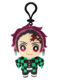 Demon Slayer Tanjiro 4.5" Plush Doll W/ Backpack Clip - Shadow Anime