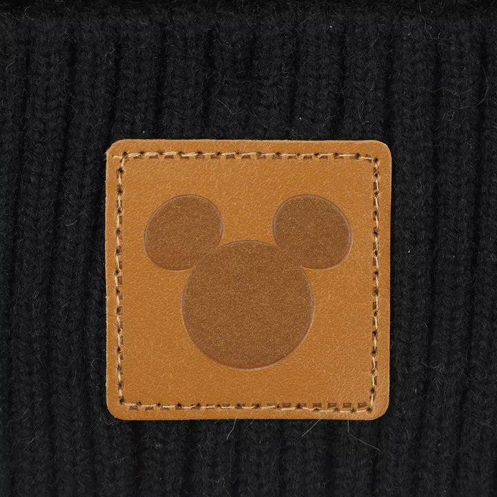 Disney Mickey Mouse Knitted Cuff Beanie Hat With Pom - Shadow Anime