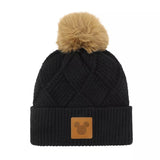 Disney Mickey Mouse Knitted Cuff Beanie Hat With Pom - Shadow Anime