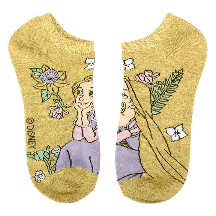 Disney Princess Floral 5-Pair Ankle Socks - Shadow Anime